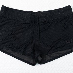 Nike reversible black and gray mesh shorts